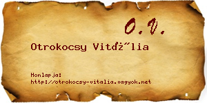 Otrokocsy Vitália névjegykártya